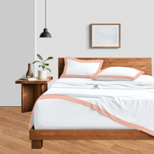 Peach Dual Tone Bed Sheet Sets