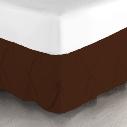 Chocolate Pinch Bed Skirts