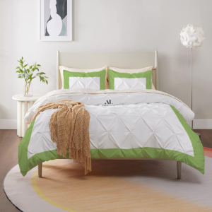 Sage Green Dual Tone Pinch Duvet Covers