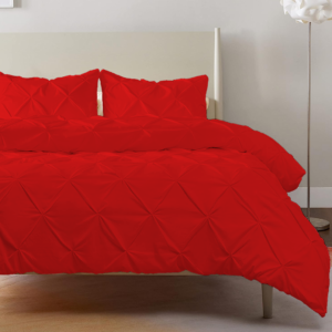 Red Pinch Duvet Cover