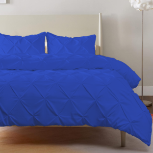 Royal Blue Pinch Duvet Cover