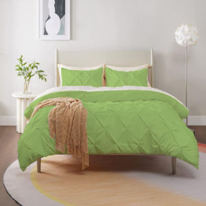 Sage Green Pinch Duvet Cover