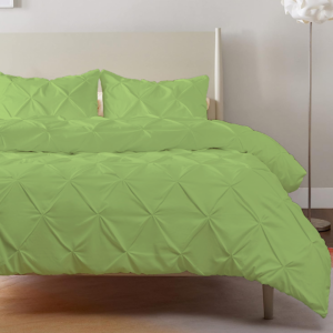 Sage Green Pinch Duvet Cover