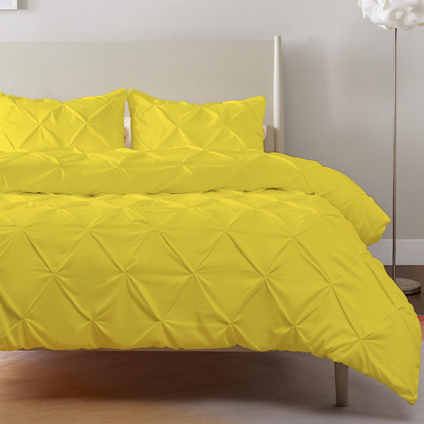 Yellow Pinch Duvet Cover