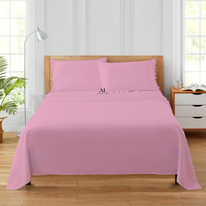 Pink Ruffle Bed Sheets