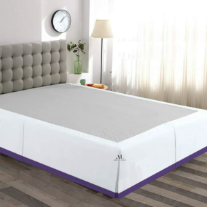 Purple Dual Tone Bed Skirts