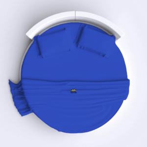 Royal Blue Round Bed Sheets