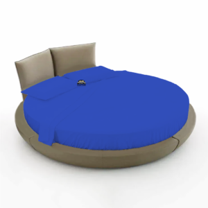 Royal Blue Round Bed Sheets