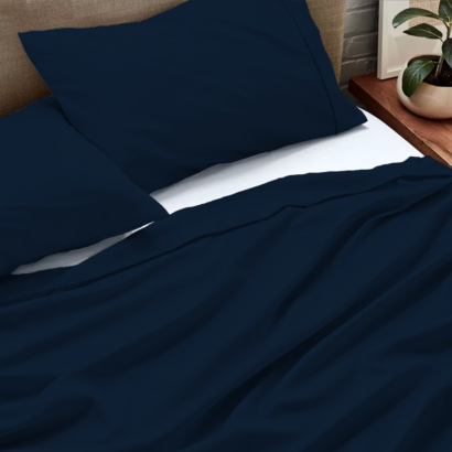 Navy Blue Bed Sheets