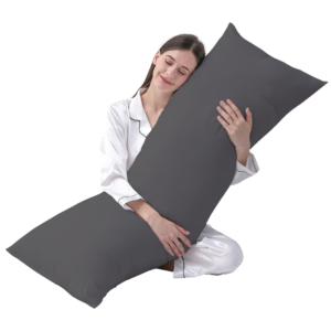 Dark Grey Pregnancy Pillow Cover