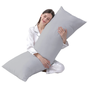 Light Grey Pregnancy Pillow Cover