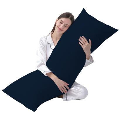 Navy Blue Pregnancy Pillow Cover