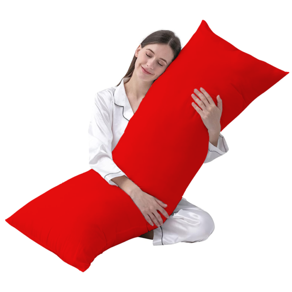 Red Pregnancy Pillow Cover
