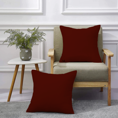 Burgundy Cushion Covers