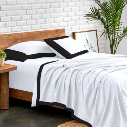 Black Dual Tone Bed Sheets