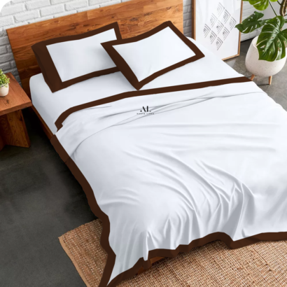 Chocolate Dual Tone Bed Sheets