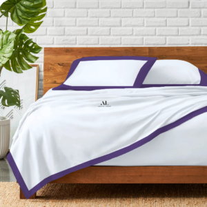 Purple Dual Tone Bed Sheets