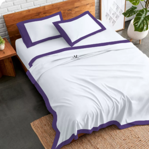 Purple Dual Tone Bed Sheets