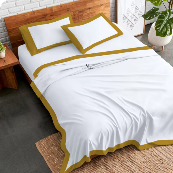 Gold Dual Tone Bed Sheets