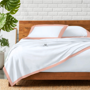 Peach Dual Tone Bed Sheets