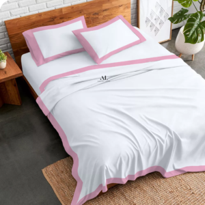 Pink Dual Tone Bed Sheets