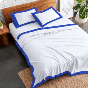 Royal Blue Dual Tone Bed Sheets