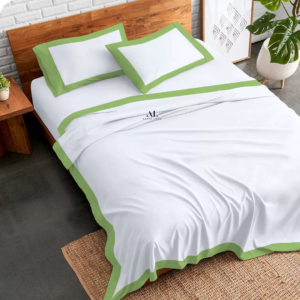 Sage Green Dual Tone Bed Sheets