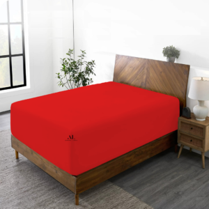 Red Fitted Bed Sheets