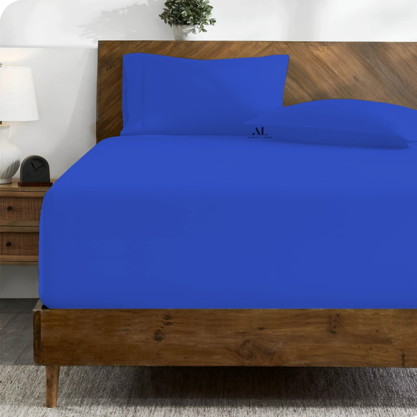 Royal Blue Fitted Bed Sheets