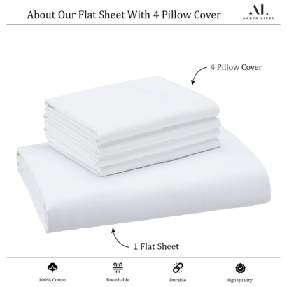 Bed Sheets with Four Pillow Covers - Guide