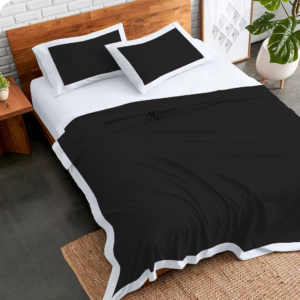 Black and White Dual Tone Bed Sheets