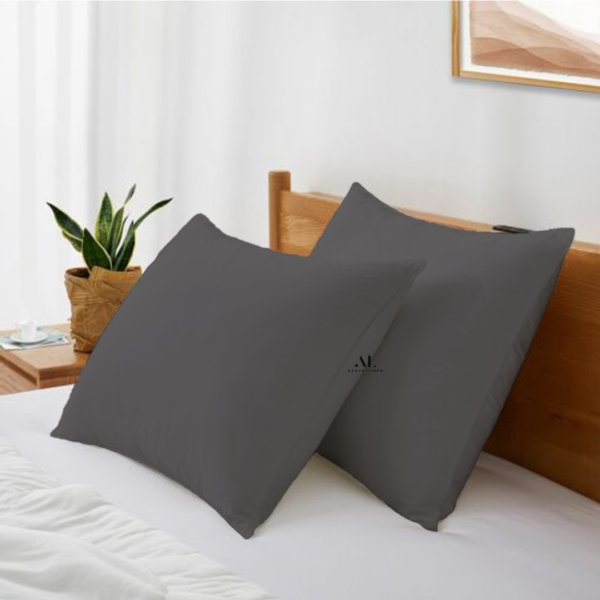 Dark Grey Pillow Covers