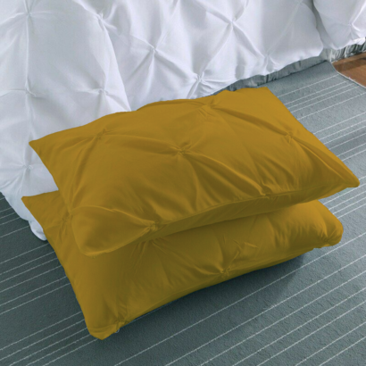 Gold Pinch Pillow Covers