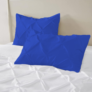 Royal Blue Pinch Pillow Covers