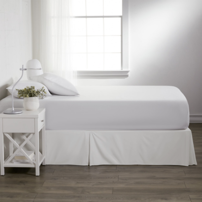 White Pleated Bed Skirts