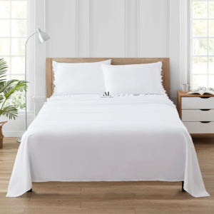 White Ruffle Bed Sheet Sets