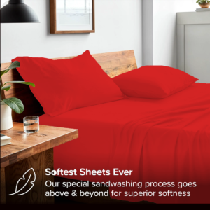 Red Bed Sheet Sets