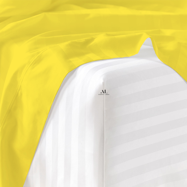 Yellow Stripe Bed Sheets