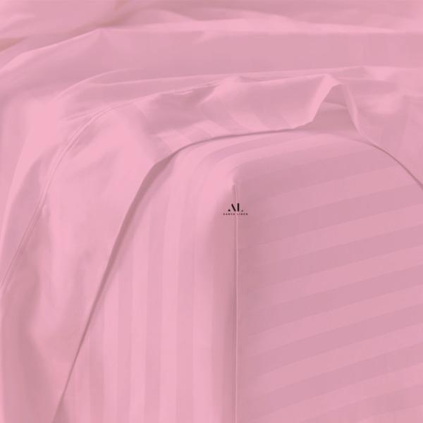 Pink Striped Bed Sheet Sets