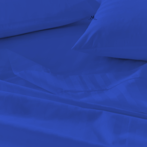 Royal Blue Stripe Bed Sheet Sets