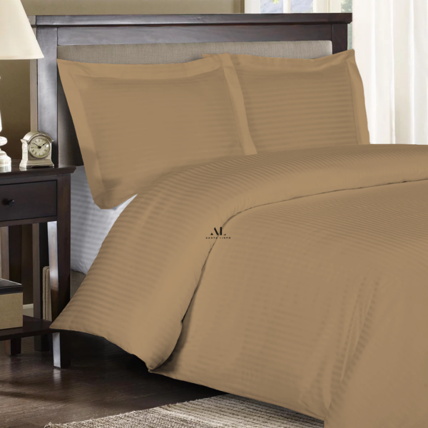 Taupe Stripe Duvet Covers