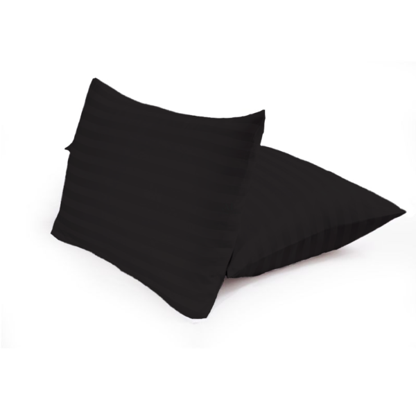 Black Stripe Pillow Covers