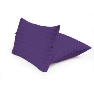 Purple Stripe Pillow Covers