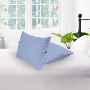 Light Blue Stripe Pillow Covers