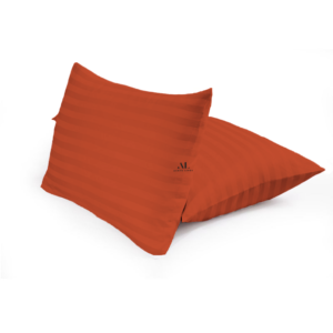 Orange Stripe Pillow Covers