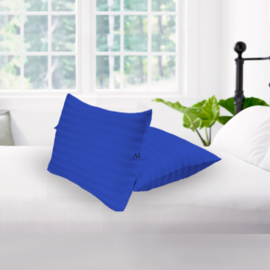 Royal Blue Stripe Pillow Covers