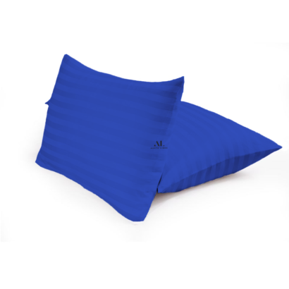 Royal Blue Stripe Pillow Covers