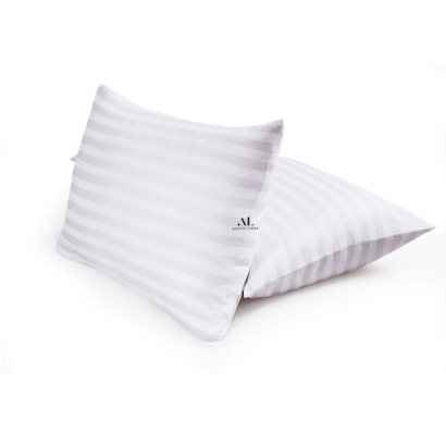 White Stripe Pillow Covers