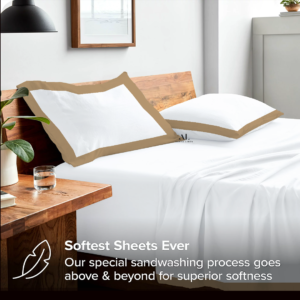 Taupe Dual Tone Bed Sheet Sets