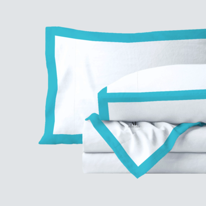 Turquoise Dual Tone Bed Sheet Sets